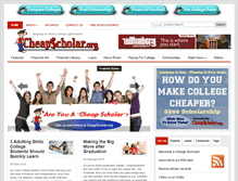 Tablet Screenshot of cheapscholar.org